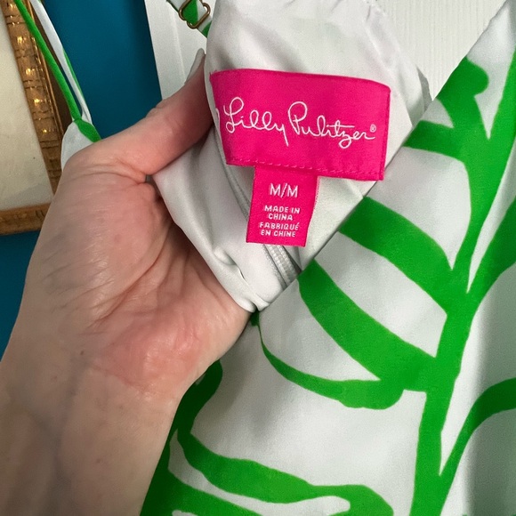 Lilly Pulitzer for Target Green Floral Jumpsuit M - Picture 4 of 11